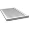 Ekena Millwork Vertical Surface Mount PVC Gable Vent w/ 2"W x 2"H , Brickmould Sill Frame, 22"W x 34"H GVPVE22X3403SN - alternate 3